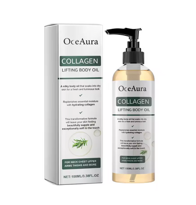 Aceite corporal reafirmante de colágeno