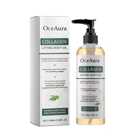 Aceite corporal reafirmante de colágeno